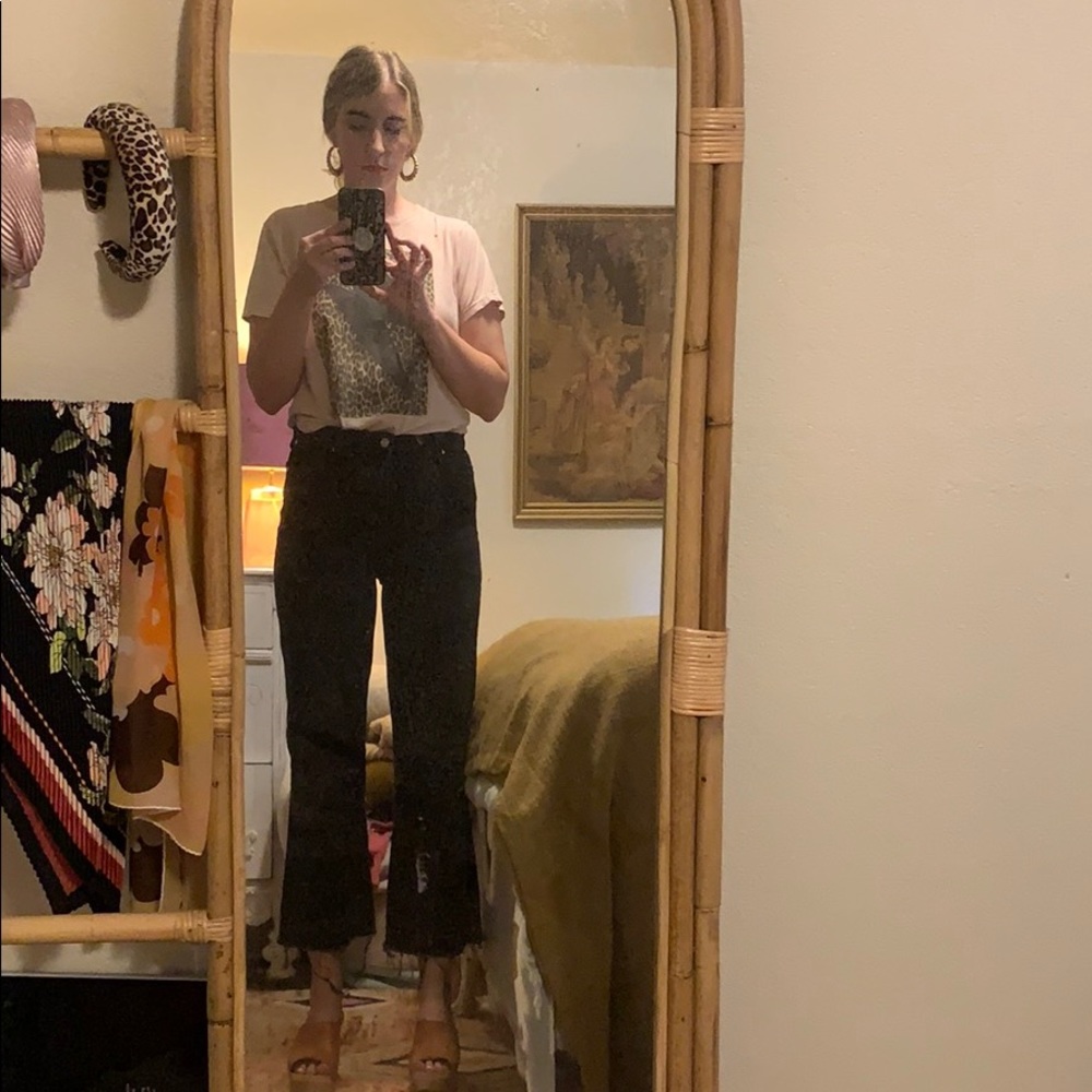 Paige Crop Flare Jean